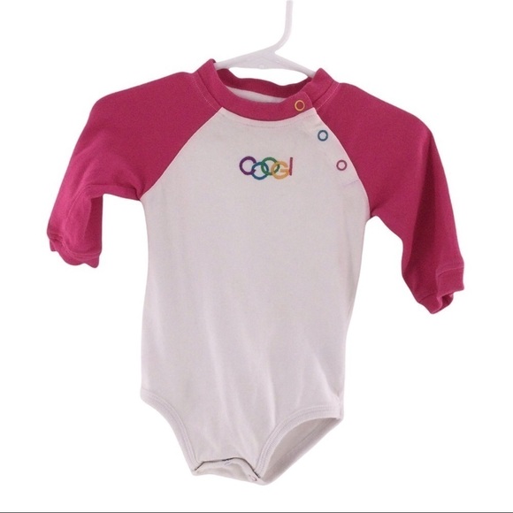 COOGI Other - COOGI Baby Girl Pink & White Onesies